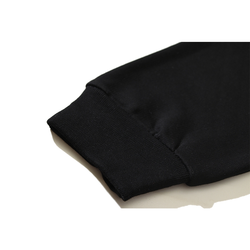 Áo Khoác hoodie cotton Hai Khóa Kéo Thêu logo Nhỏ 400g 32s Phong Cách Đường Phố unisex