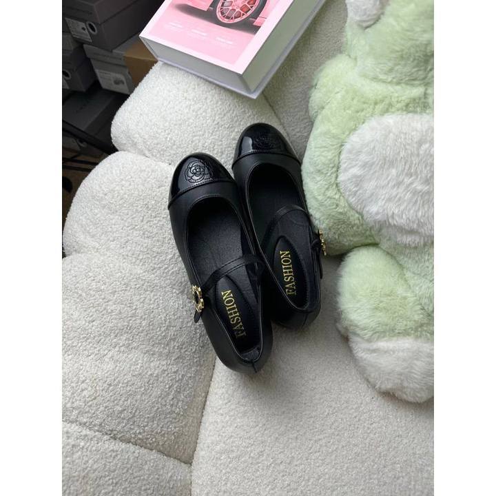 Mary jane Giày Búp Bê Đế Bằng Siêu Nhẹ Thoáng Khí Thời Trang Hàn Quốc Cho Nữ