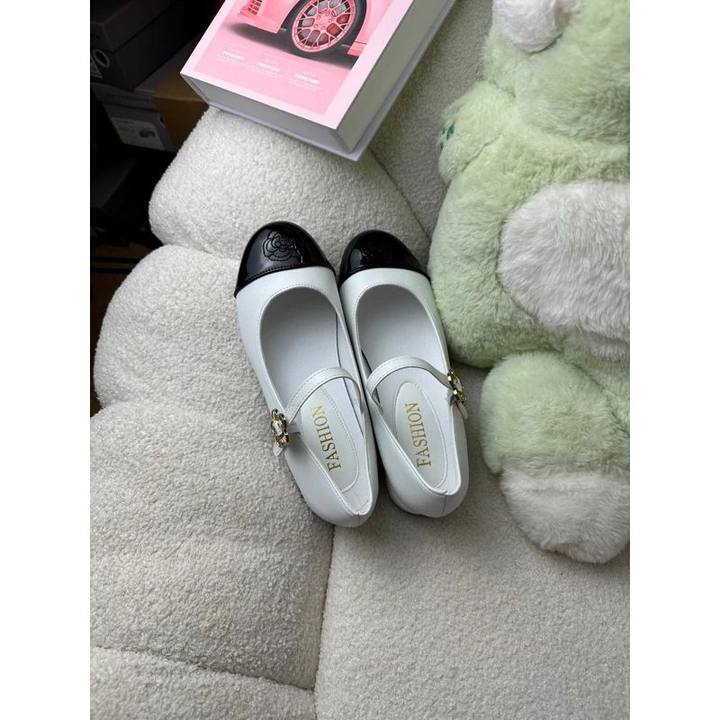 Mary jane Giày Búp Bê Đế Bằng Siêu Nhẹ Thoáng Khí Thời Trang Hàn Quốc Cho Nữ