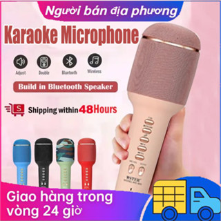 Micro karaoke bluetooth cầm tay tiện dụng WS-900 chất lượng cao, mic không dây kiêm loa bluetooth hát karaoke nghe nhạc cực hay âm thanh lớn