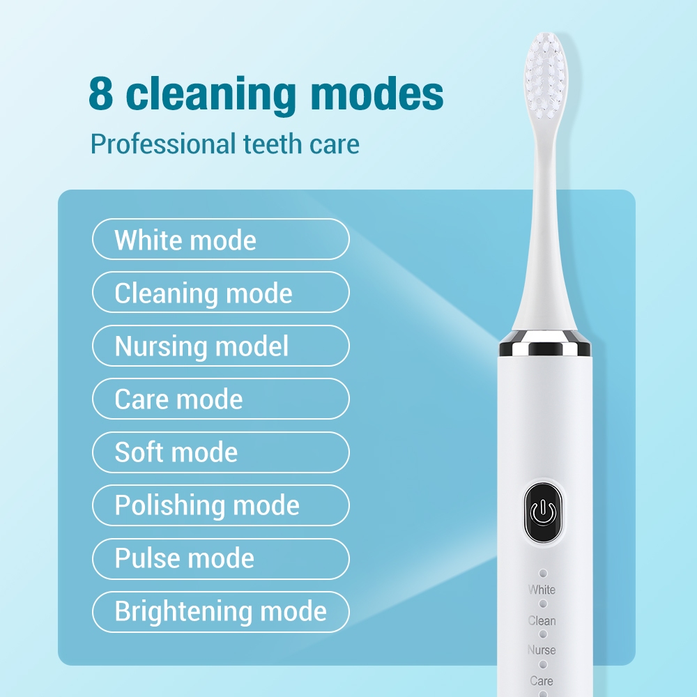 Hailicare Bàn Chải Đánh Răng Điện Tử sonic Chống Thấm Nước ipx7 Sạc usb Cho Người Lớn