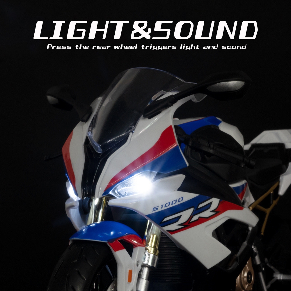 Mô Hình Xe Mô Tô bmw s1000rr Bằng Hợp Kim Tỉ Lệ 1: 9