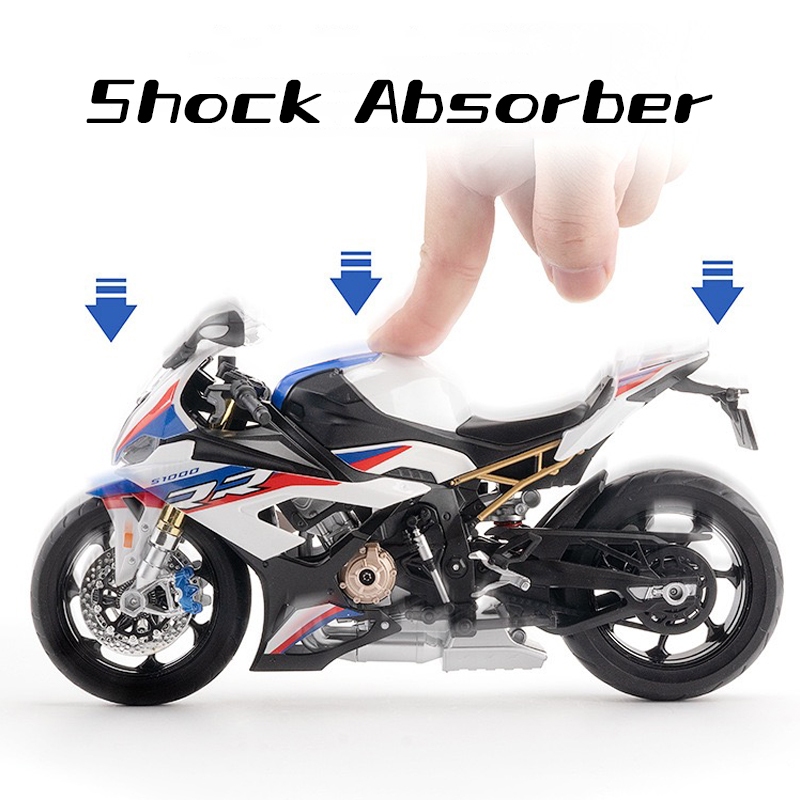 Mô Hình Xe Mô Tô bmw s1000rr Bằng Hợp Kim Tỉ Lệ 1: 9