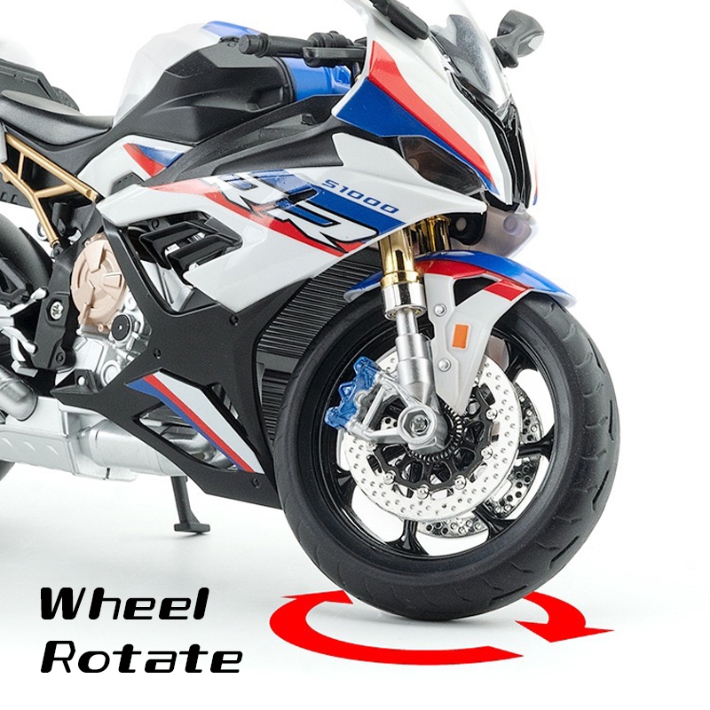 Mô Hình Xe Mô Tô bmw s1000rr Bằng Hợp Kim Tỉ Lệ 1: 9