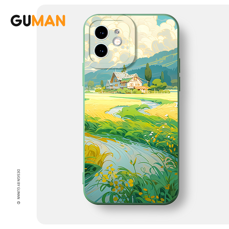 Ốp lưng GUMAN mềm độc lạ dễ thương đẹp Cho iPhone 15 14 13 12 11 Pro Max SE 2020 X XR XS 8 7 ip 6S 6 Plus kute xyb2460
