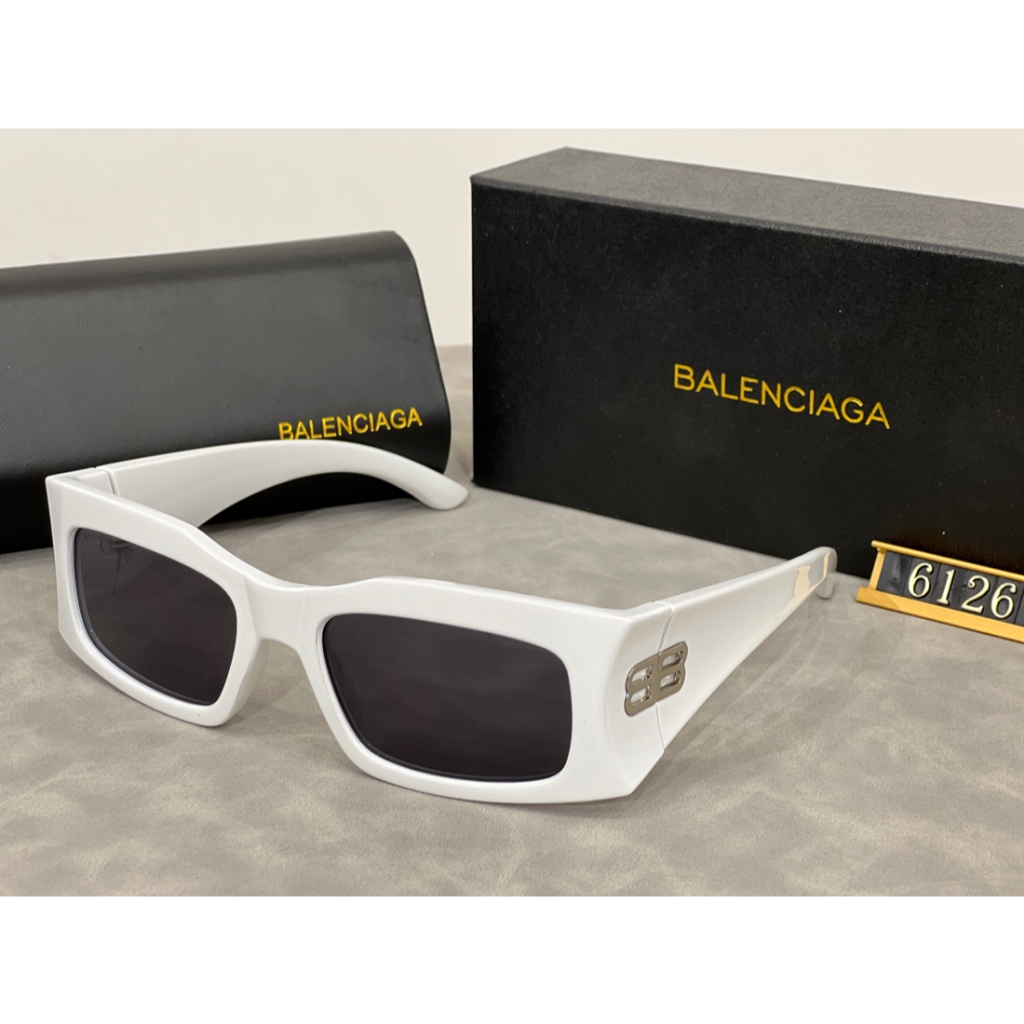 Kính Râm Gọng Vuông Bản Rộng Phong Cách vintage Thời Trang Cho Nữ 6126