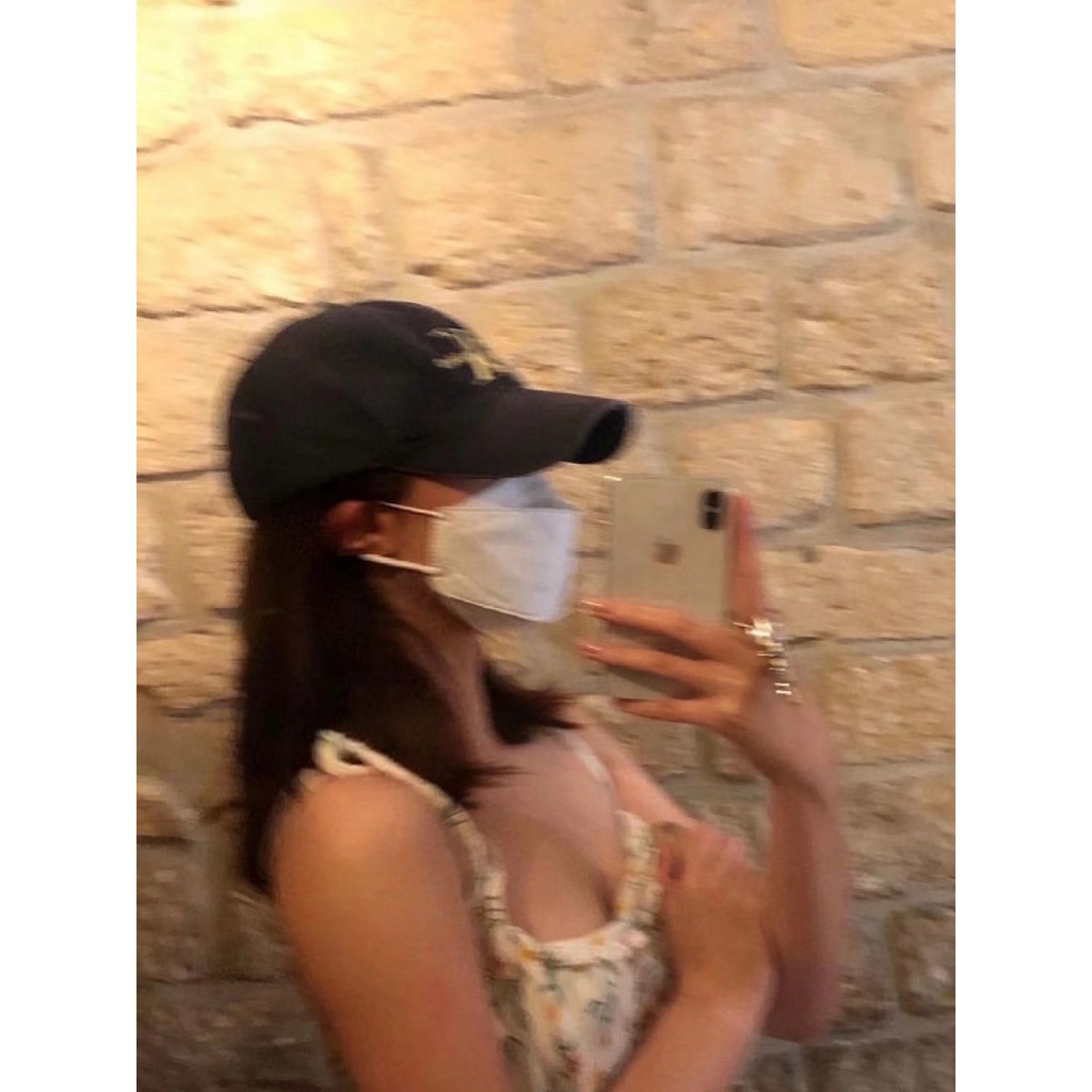 CK blackpink jennie Jisoo BTS Jung kook Mũ Lưỡi Trai Thêu Chữ Thời Trang Cho Cặp Đôi