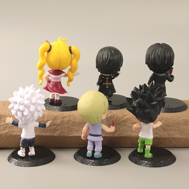 Set 6 Mô Hình Nhân Vật Phim Hunterxhunter 9.5cm