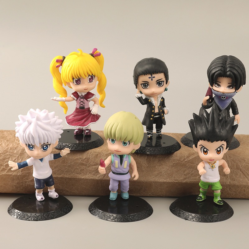 Set 6 Mô Hình Nhân Vật Phim Hunterxhunter 9.5cm