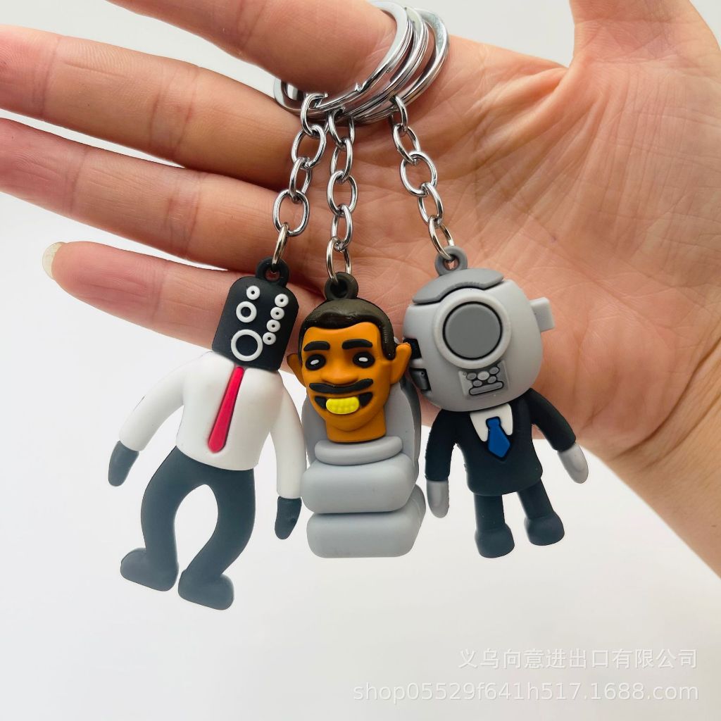 Shanhai skibidi Đồ Chơi Mặt Dây Chuyền tv man camara man skibidi toilet anime skibidi