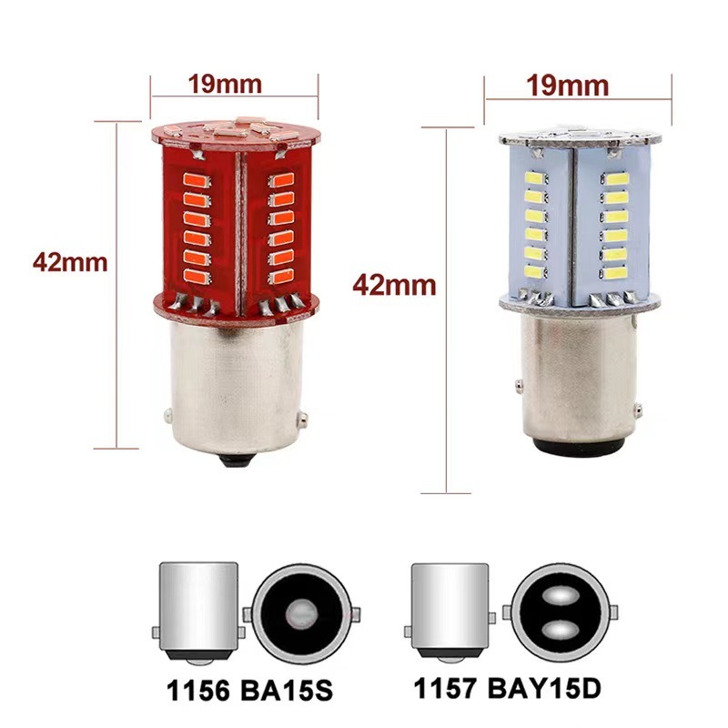 Mới Đèn Phanh 1157-3014 - 30smd Chất Lượng Cao Cho Xe Mô Tô