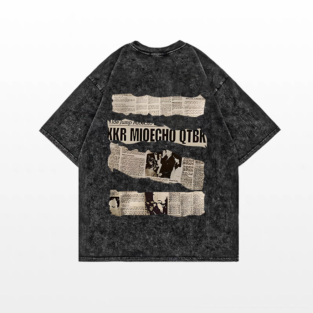 Áo Thun cotton Tinh Khiết Dáng Rộng Tay Ngắn In Hình Quả Lê Thời Trang Có size Lớn