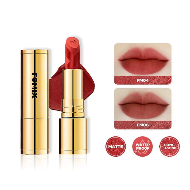 Son Môi Lì Lì Mịn Như Nhung Làm Trắng Lâu Trôi Chống Dính Cốc Khi Uống Nước 52g