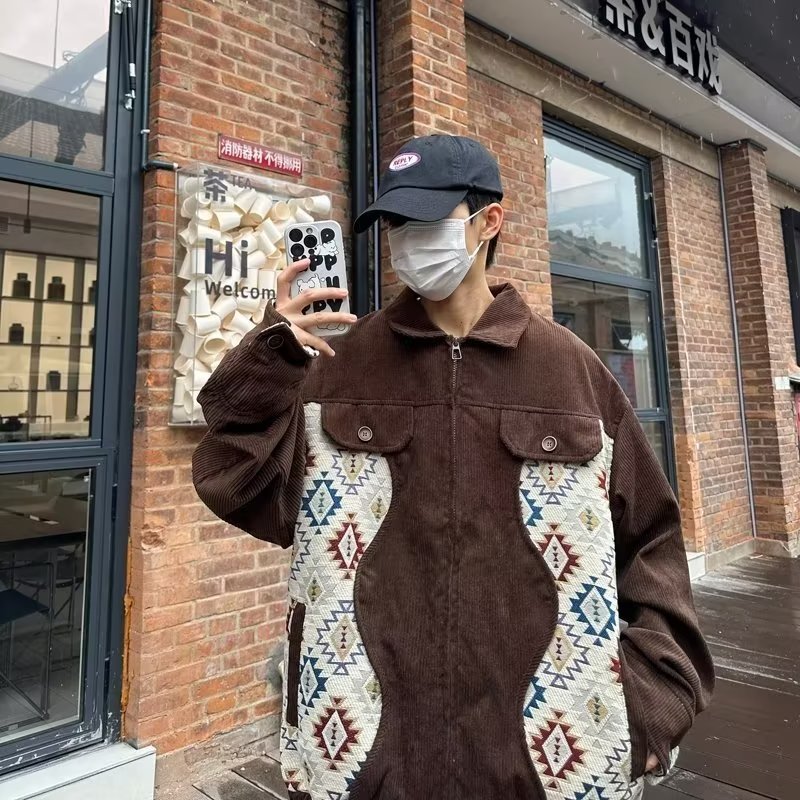 Áo Khoác Thể Thao Tay Dài Phong Cách Đường Phố Cá Tính Cho Nam