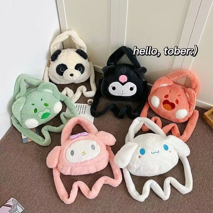 Túi Đeo Chéo cute Hình Gấu Trúc Hoạt Hình Nhật Bản Đáng Yêu
