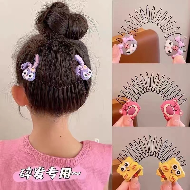 Lược Cài Tóc Chữ u Họa Tiết Hoạt Hình Dễ Thương Cho Bé