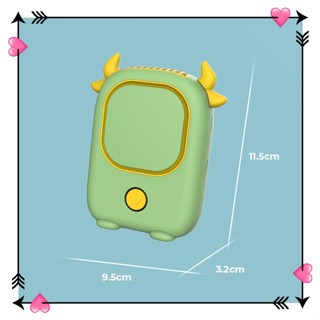 Quạt Sạc usb mini 1200mah Họa Tiết Hoạt Hình Dễ Thương