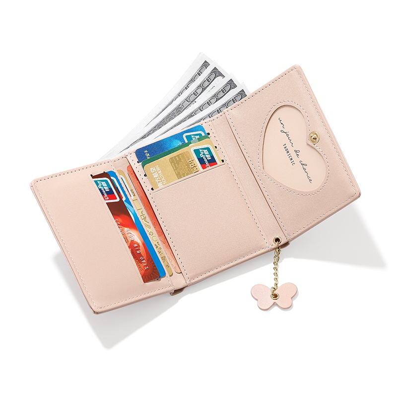 Ví Ngắn Cầm Tay Đa Năng Phong Cách retro Cao Cấp Cho Nữ