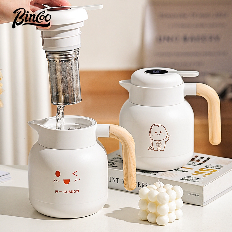 Bincoo Bình Trà Giữ Nhiệt Bằng Thép Không Gỉ 316 1000ml