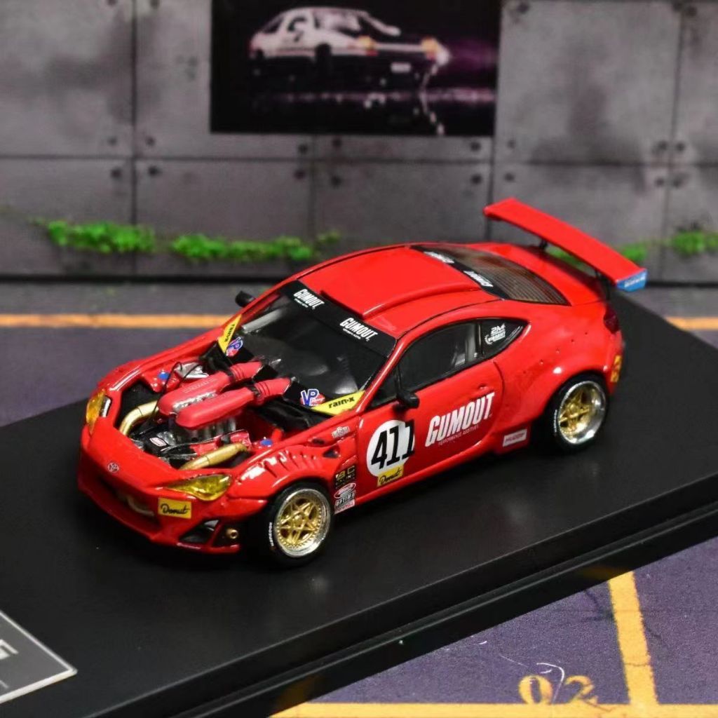 Gumout Mô Hình Xe Hơi toyota 86 458 ferrari 458 4586gt Tỉ Lệ 1 / 64 Bằng Hợp Kim Đẹp Mắt