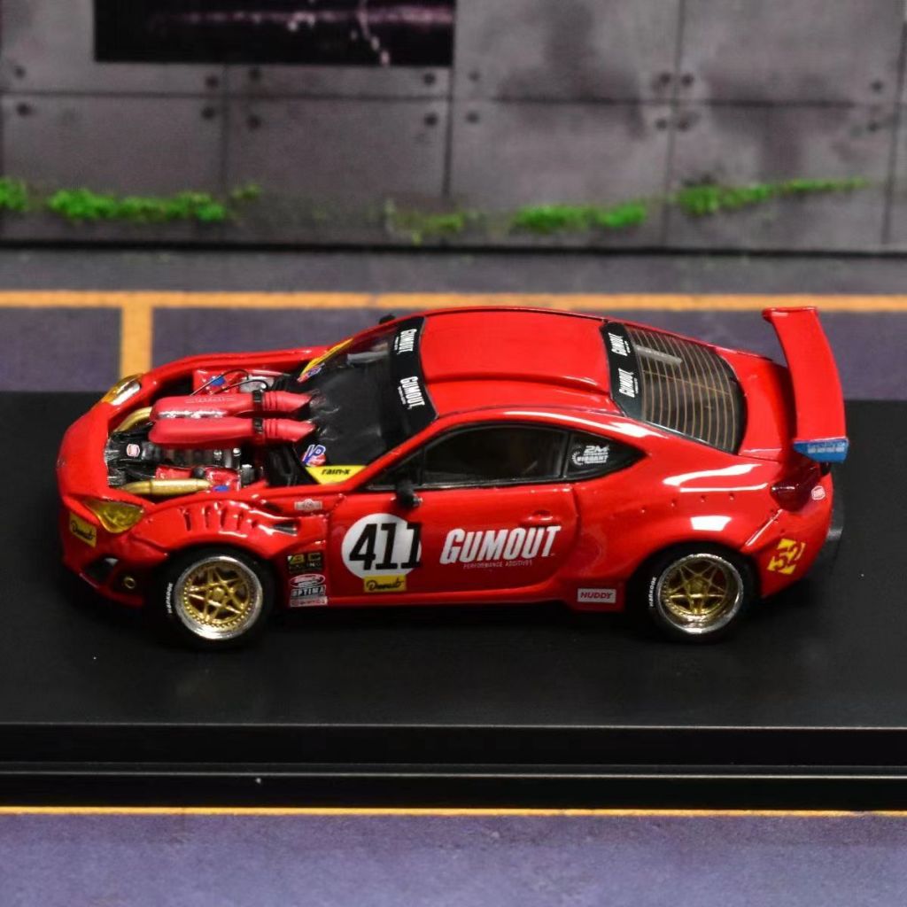 Gumout Mô Hình Xe Hơi toyota 86 458 ferrari 458 4586gt Tỉ Lệ 1 / 64 Bằng Hợp Kim Đẹp Mắt
