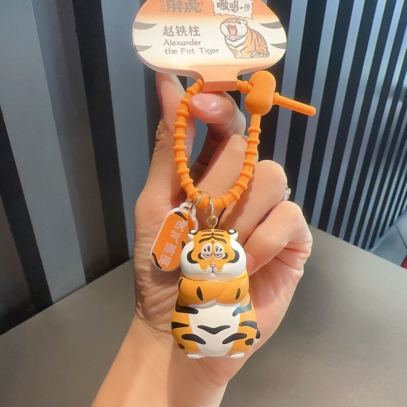 Móc Khóa Hình Cánh Hổ / Gấu Trúc / Chú Cánh Bay Trong Studio Trang Sức