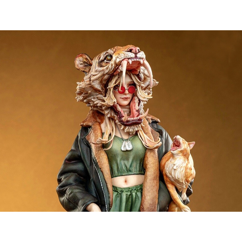 Bộ Mô Hình Đồ Chơi gk02-tigirl unpainted garage Bằng Nhựa resin gk