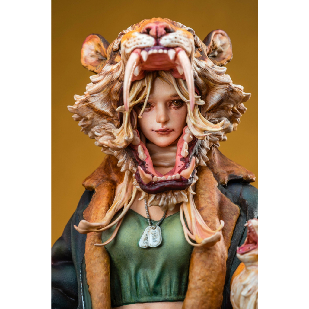 Bộ Mô Hình Đồ Chơi gk02-tigirl unpainted garage Bằng Nhựa resin gk