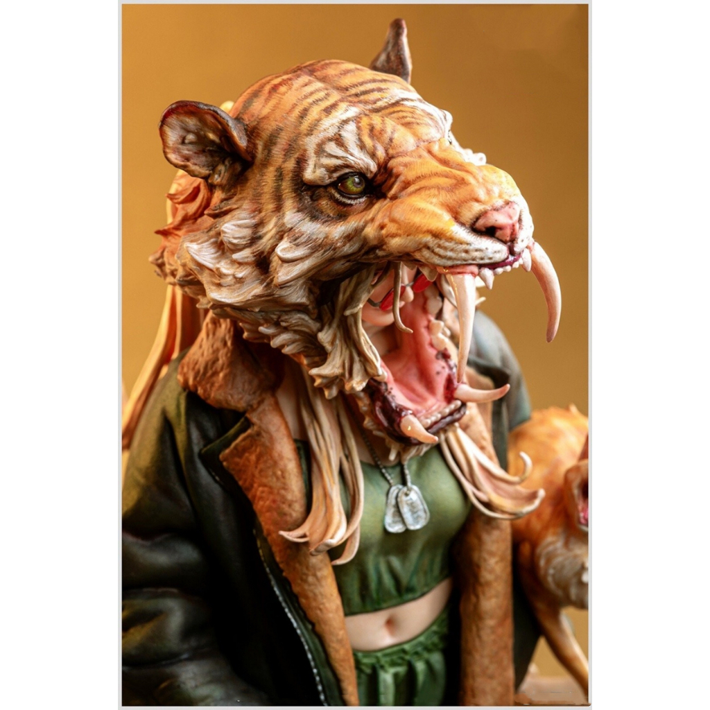 Bộ Mô Hình Đồ Chơi gk02-tigirl unpainted garage Bằng Nhựa resin gk