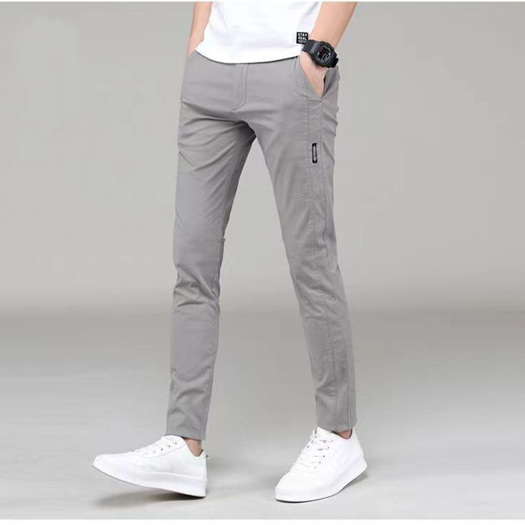 Quần Tây Dài Dáng Ôm Thời Trang Công Sở Lịch Lãm Cho Nam