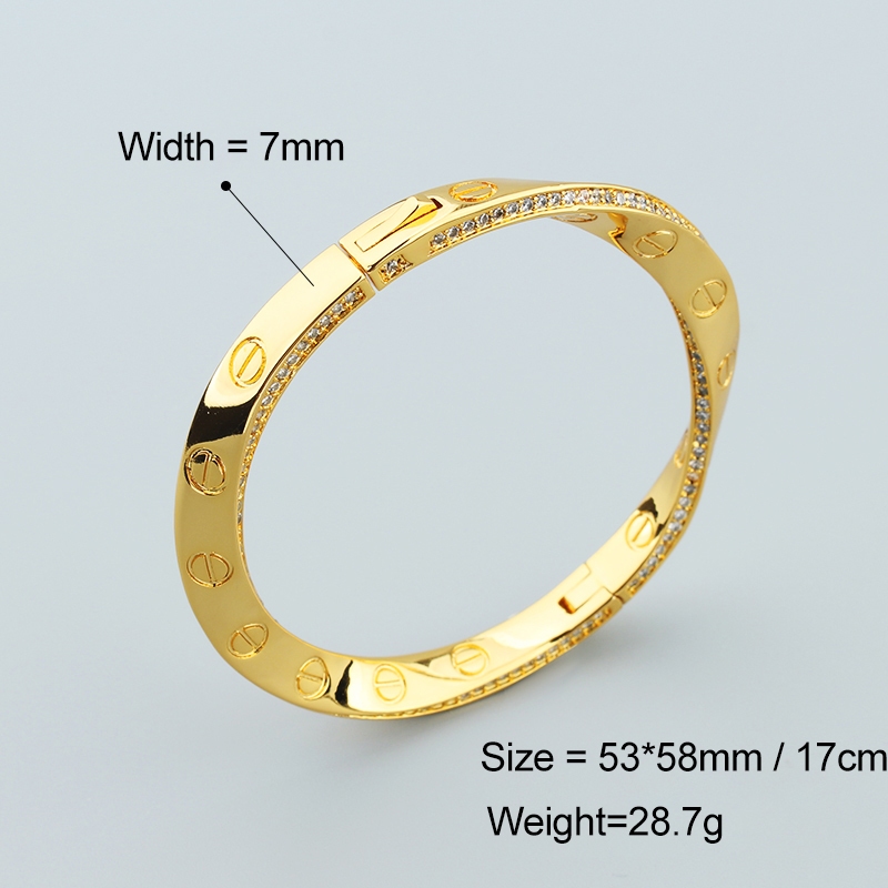 Caries Vòng Đeo Tay Bằng Thép Không Gỉ 17cm Dành Cho Nam Và Nữ