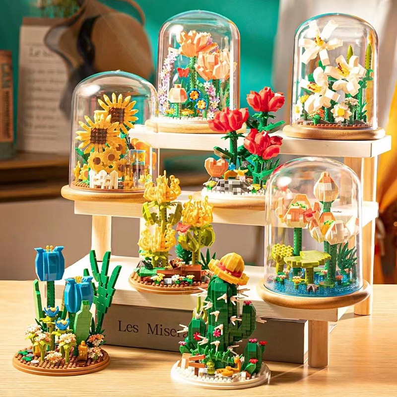 Đồ Chơi Lắp Ráp Hình Hoa Hồng diy