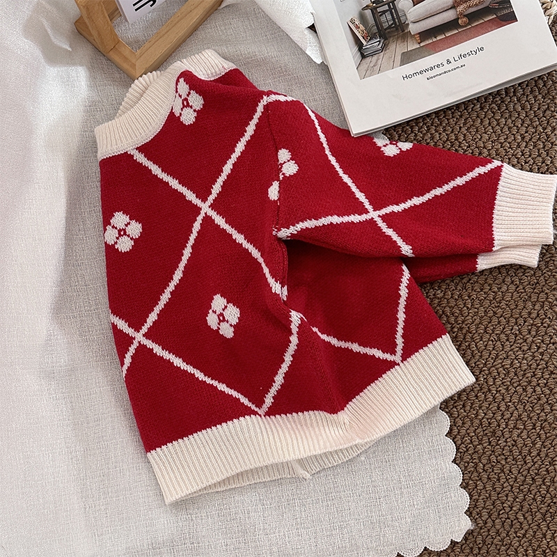 Áo sweater Cổ Thuyền Tay Dài Kẻ Sọc Màu Tương Phản Thoải Mái Thời Trang Thu Đông Cho Bé Gái