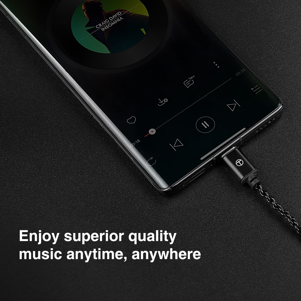 Trn Dây Cáp Nối Nâng Cấp Tai Nghe hifi 2pin a1-tc Cho trn mt4 mt3 v90 mt1 mt1 max mte st1 ba5 kz zsn pro edx edx pro zs10