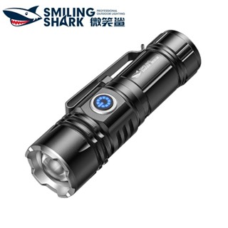SmilingShark SD5031 Mini đèn pin siêu sáng Móc Khóa Siêu Sáng Từ 3Chế Độ Với Kẹp Kim Loại Sạc Type-C Chống Thấm Nước Cho Cắm Trại Đi Bộ Đường Dài Chạy Bộ