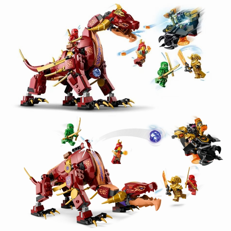 Bộ Đồ Chơi Lắp Ráp Lò Vi Sóng 479 Mảnh Hình Rồng ninjago 71793