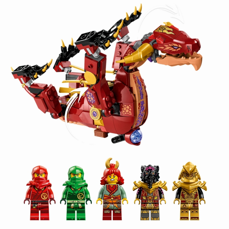 Bộ Đồ Chơi Lắp Ráp Lò Vi Sóng 479 Mảnh Hình Rồng ninjago 71793