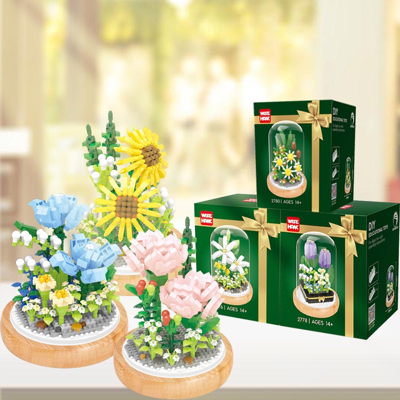 Đồ Chơi Lắp Ráp Hình Hoa Hồng Cỡ Lớn