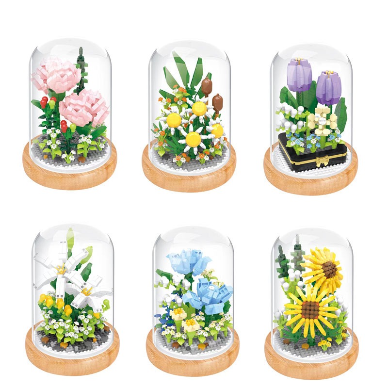 Đồ Chơi Lắp Ráp Hình Hoa Hồng Cỡ Lớn