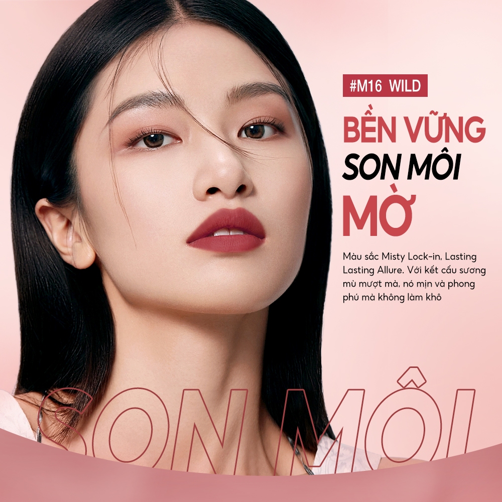 O.two.o Thỏi Son Lì Nhung Mịn Lâu Trôi Không Thấm Nước Chống Khô 8 Màu Tùy Chọn 39g