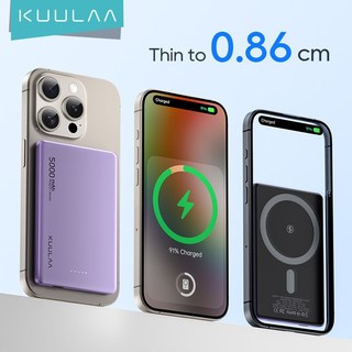  Sạc dự phòng " KUULAA" 5000mAh Magsafe 20W sạc nhanh không dây thích hợp cho iphone 14 Apple 13   12 