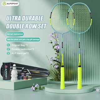  ALPSPORT Gemini 2 Cái 4U G5 Vợt Cầu Lông 100% Sợi Carbon Thiết Kế Ban Đầu 9KG-12KG T800 Recket Set String Grip Cài Đặt Raket Cho Học Sinh Mới Bắt Đầu Rsl Yonex ALP SZZ Vợt 