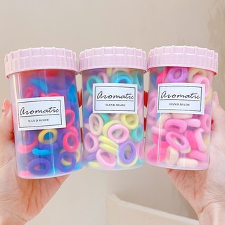 Set 100 Dây Buộc Tóc Co Giãn Tốt Dành Cho Nữ