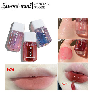 Sweet Mint Set 3 son bóng màu nude lấp lánh 3D dưỡng ẩm