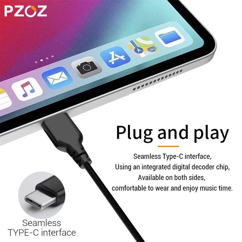 Tai Nghe Nhét Tai pzoz s1 Có Micro Âm Thanh Siêu Trầm Cho iphone15 pro max xiaomi samsung huawei