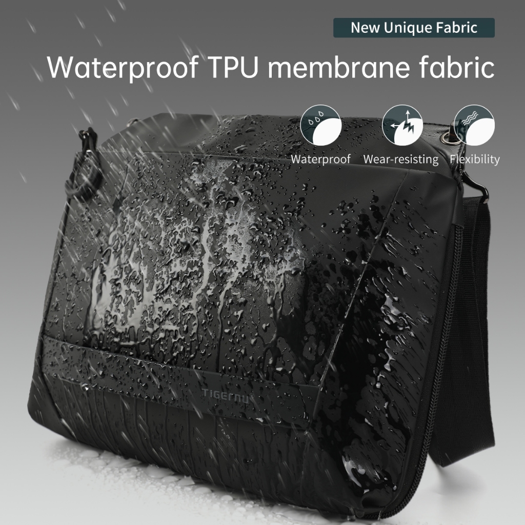 Túi Đựng Máy Tính Bảng 9 inch Đeo Vai / Xách Tay Có Thể Mở Rộng Thời Trang Cho Nam