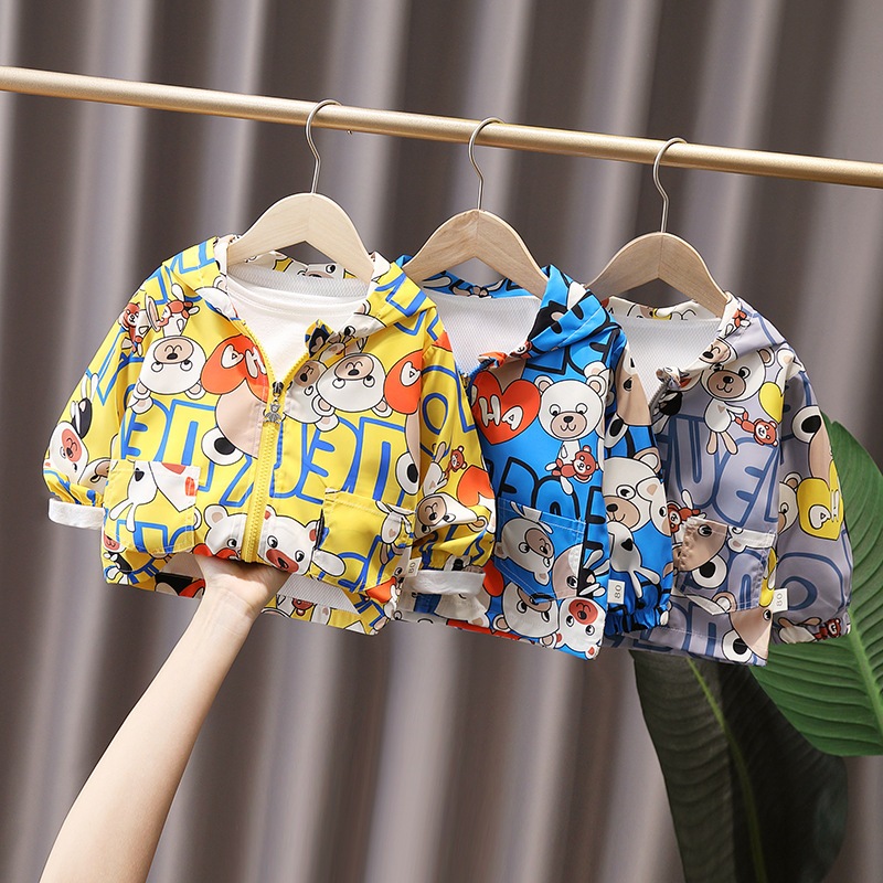Áo Khoác cardigan Có Mũ Trùm Thời Trang Dành Cho Bé 0-5 Tuổi