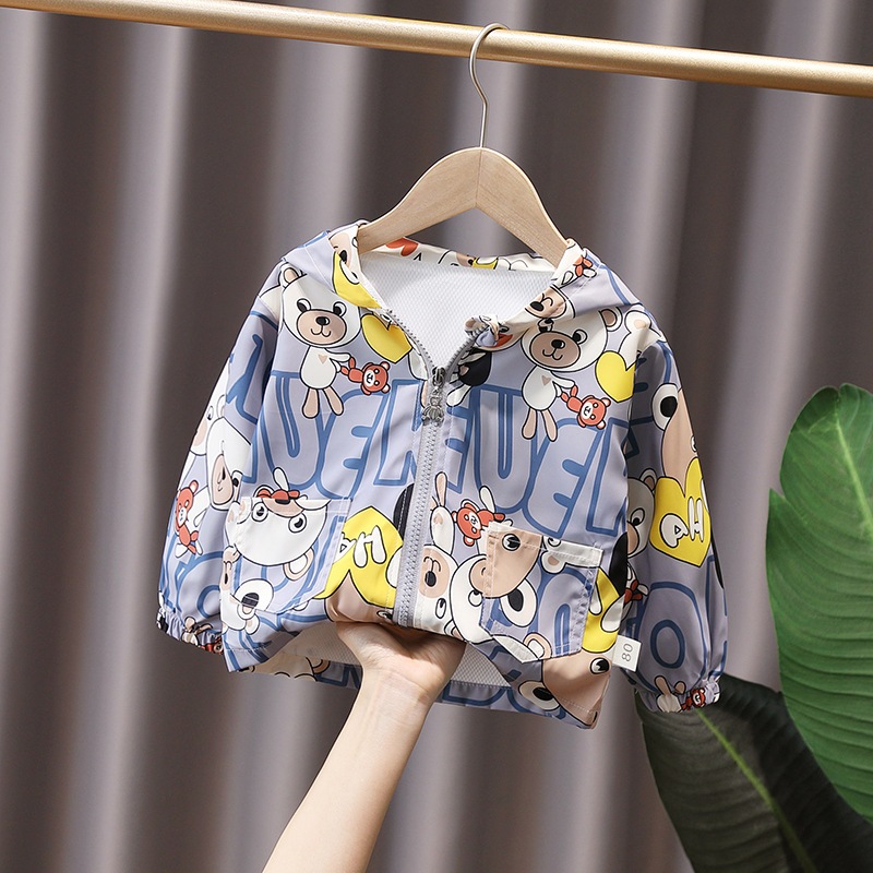 Áo Khoác cardigan Có Mũ Trùm Thời Trang Dành Cho Bé 0-5 Tuổi