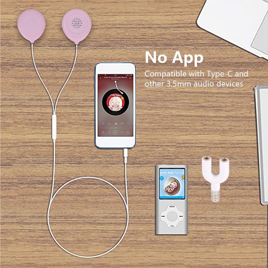 Tai nghe Baby Bump Di động chuyên nghiệp Nghe nhạc trước khi sinh Bụng Loa Quà tặng cho bà bầu SUNCOL