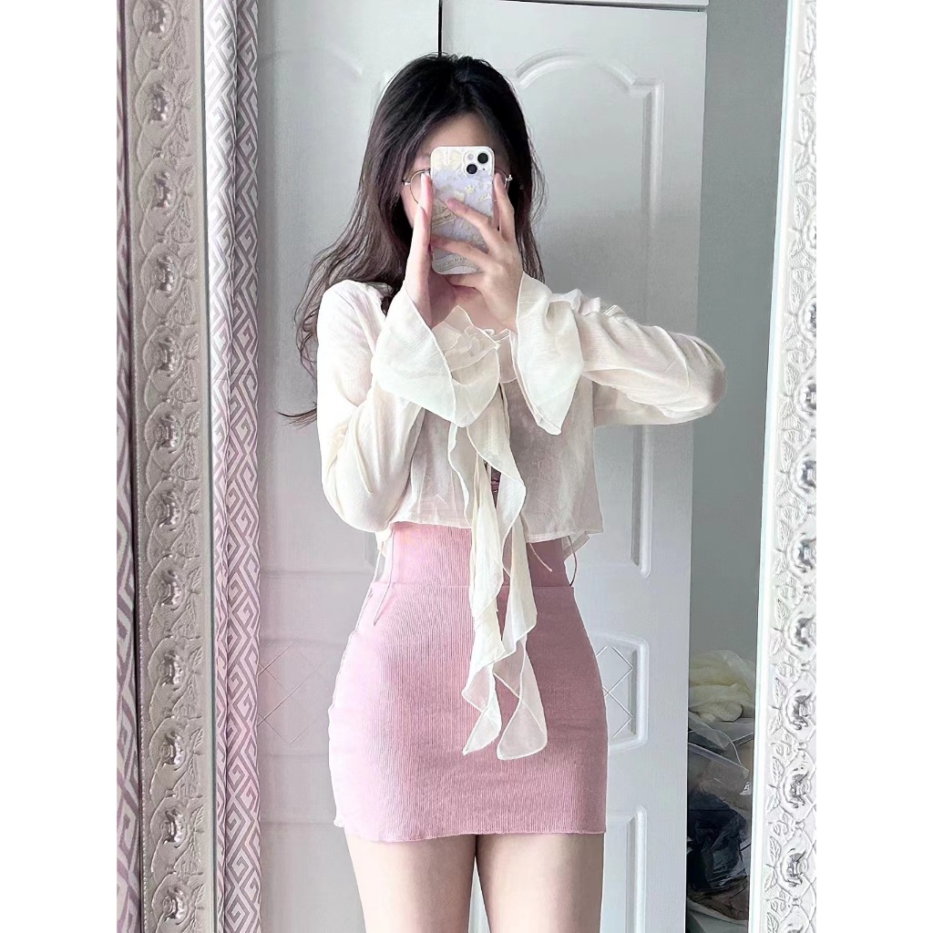 Áo Khoác Voan cardigan Mỏng Chống Nắng Thời Trang Mùa Hè Cho Nữ